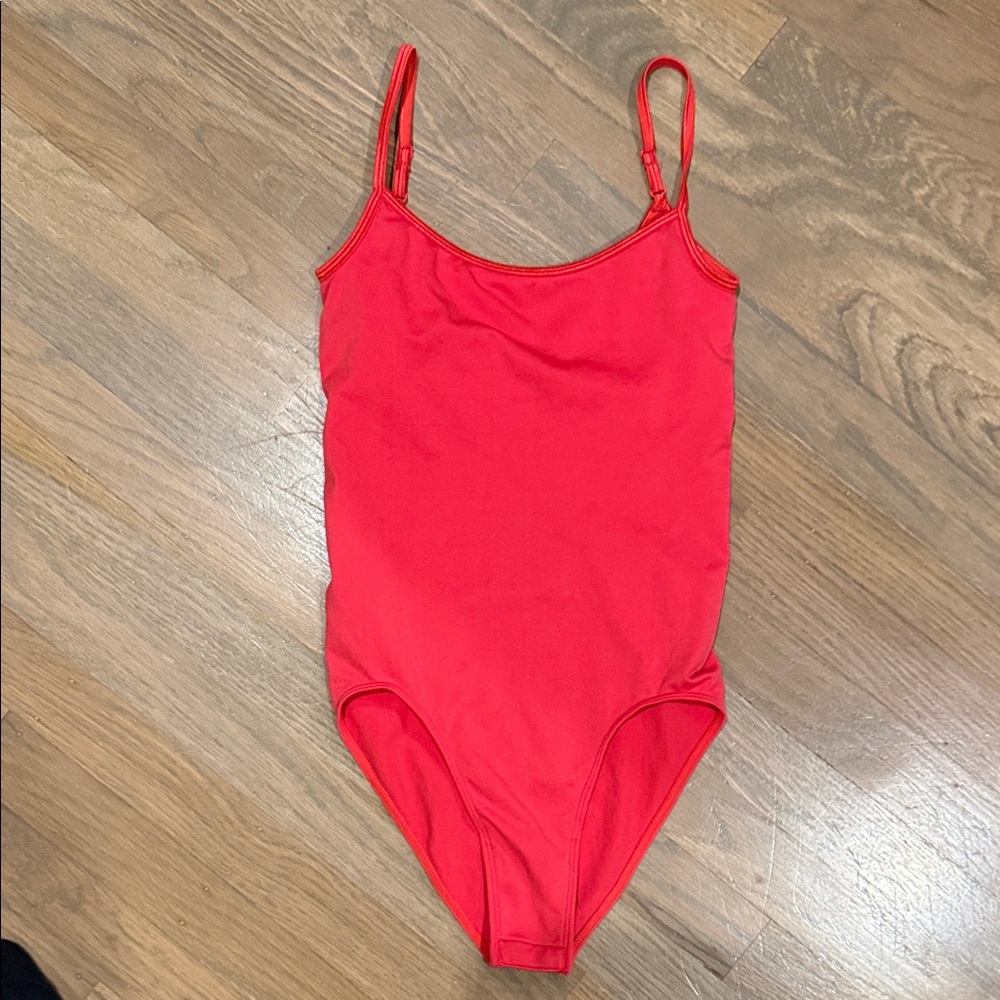 BCBGMaxAzria Vibrant nylon Red Bodysuit